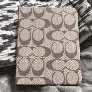 Coach Brown and Cream Patterned Home Accent